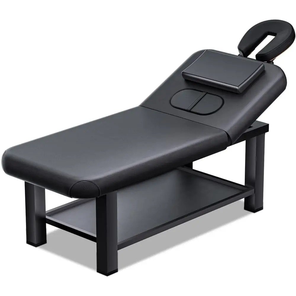 

Adjustable Height 31 Wide Iron Base Massage Table, 1500lbs Capacity, Ideal for Home and Spa Therapy