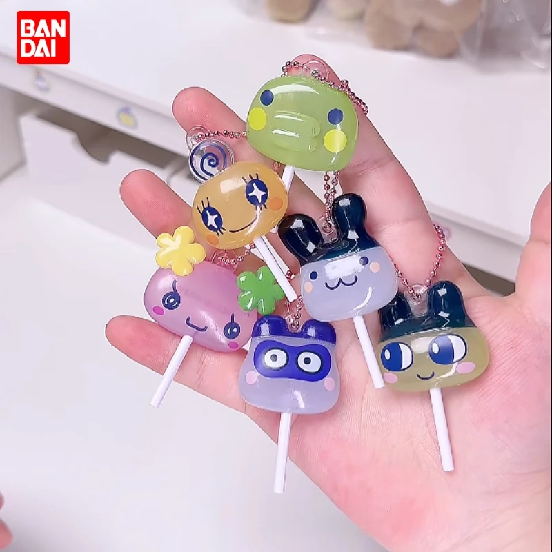 

BANDAI Tamagotchi Colorful Candy Style Gashapon Blind Box Kawaii Character Keychain Pendant Classic Ornament Collectible Gift