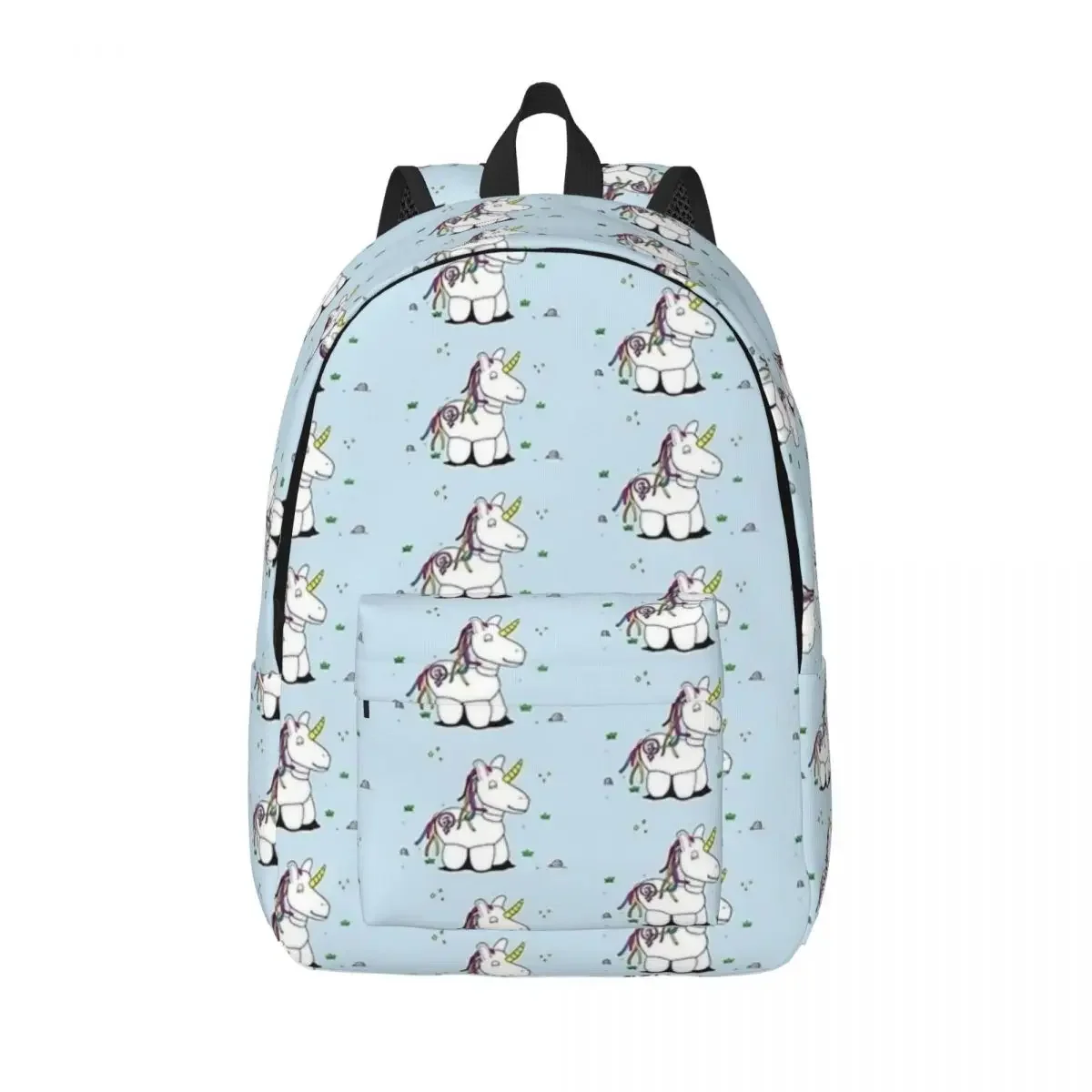 

Unicorn Pattern Backpack for Men Women Teenage High School Work Daypack Fantasy Animals Laptop Canvas Bags Outdoor