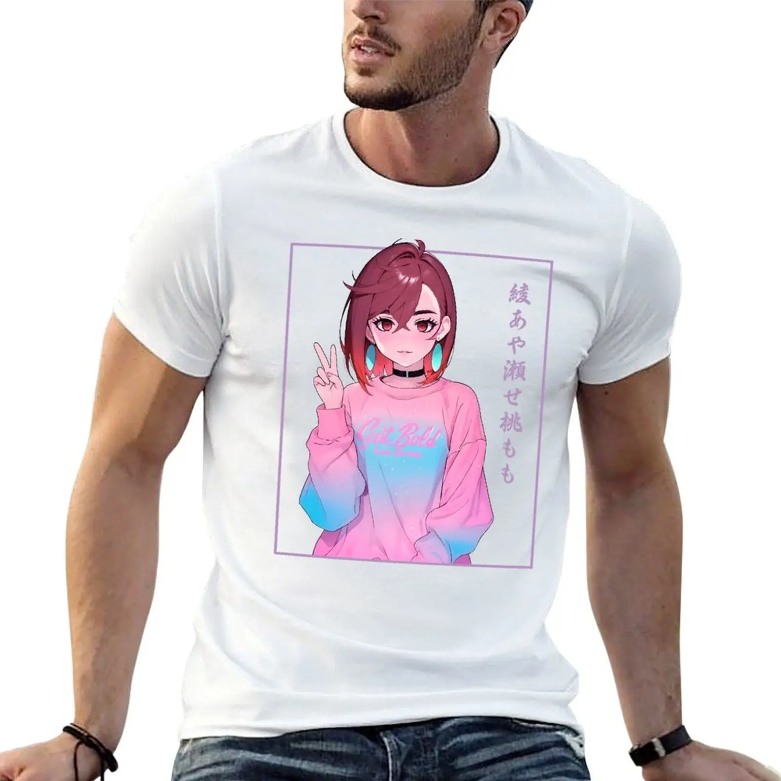 

Momo Ayase Dandadan Anime Girl Aesthetic T-Shirt man t shirts graphic t shirt man plain T-Shirt
