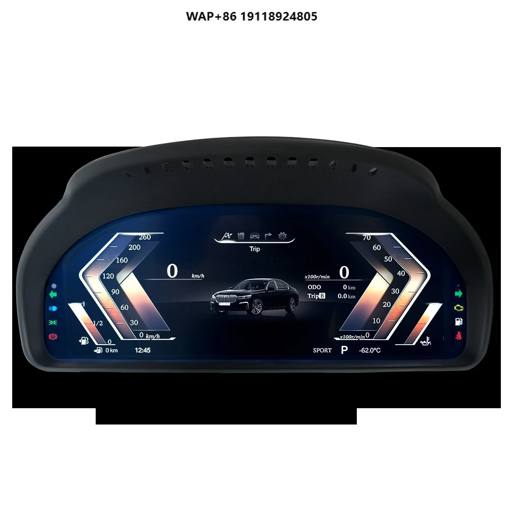 Auto Speed Meter for Car Head up LCD Dashboard Digital Speedometer Instrument Cluster for B-MW 5 Series E60 F10 F11 GT F07