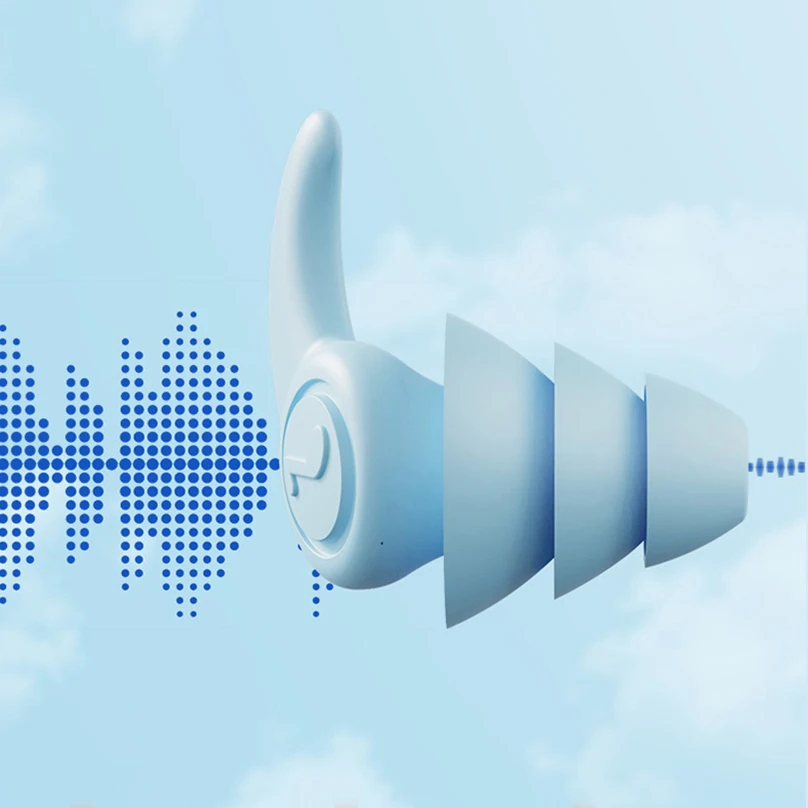 소음 감소 방수 수면 귀마개, Oido Dormir, 3 레이어, 1 쌍