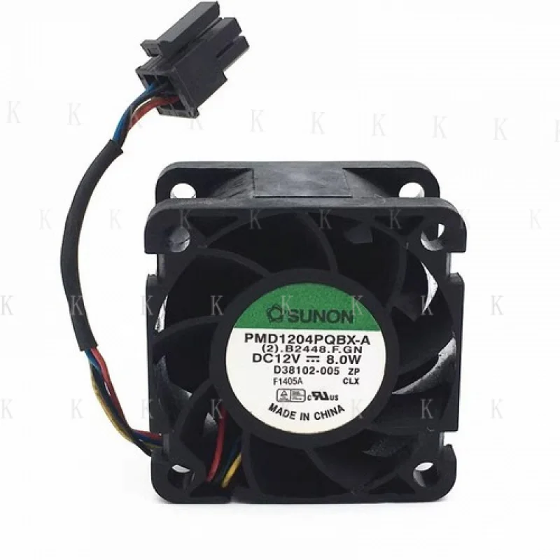 C    FOR SUNON PMD1204PQBX-A 4028 12V 8.0W 4CM 4-wire server cooling fan