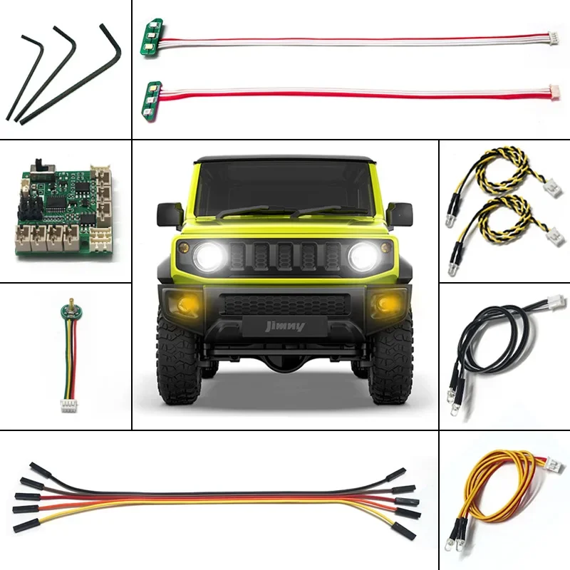 Upgraded Version Of ESC Light Set For Jimny Remote Control Car Factory Compatible Non-destructive Installation