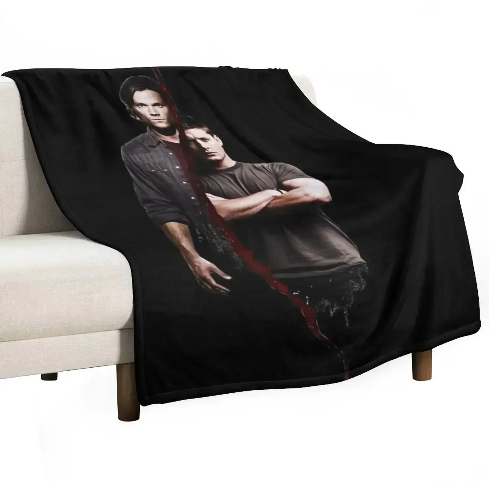 Winchester Brothers Throw Blanket Bed Fashionable manga Blankets