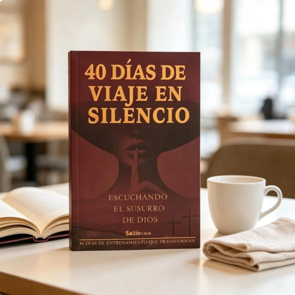2026 hot selling items 40 Days of Silent Travel Listening To God's Voice Spanish Language Books