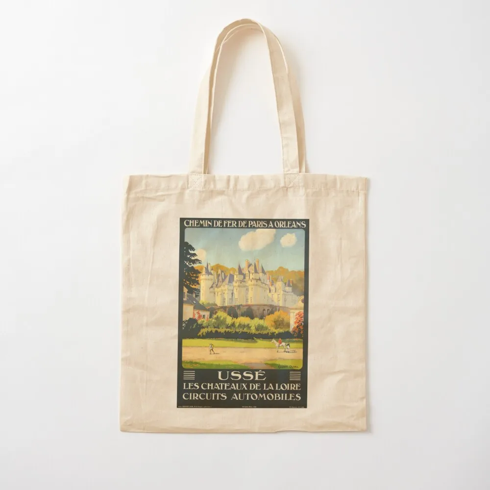 Ussé Loire Valley, France (1928) - Constant Duval Tote Bag Big bag Shopper bag Canvas Tote