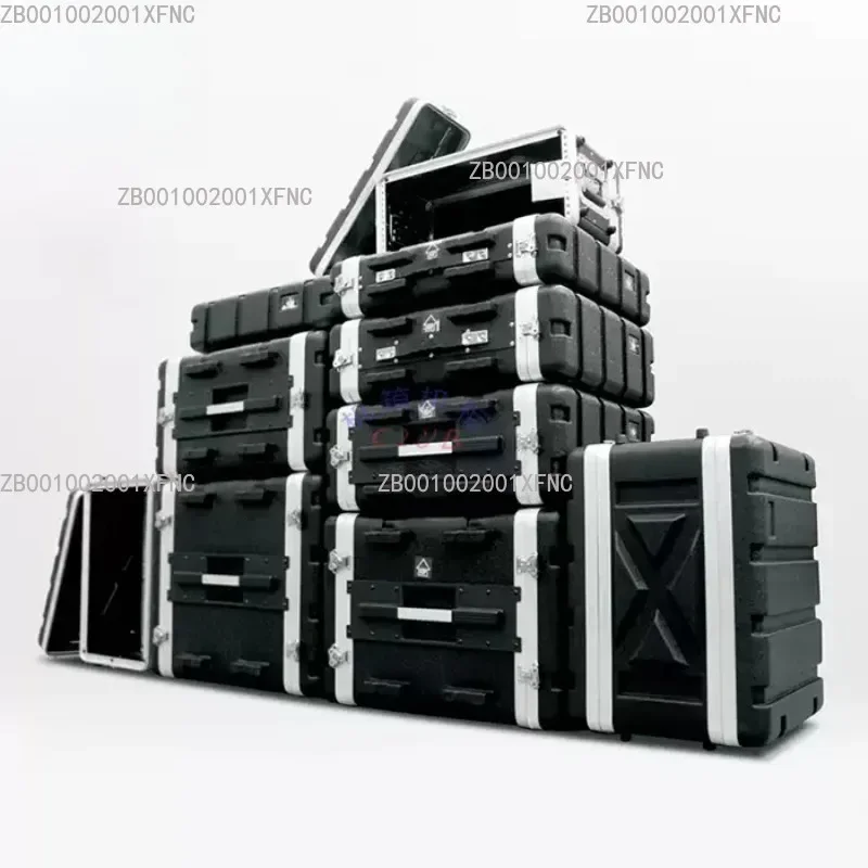 19-inch ABS Portable Rack Mount Cabinet 2U 3U 4U 6U 8U Aviation Case 210mm Depth