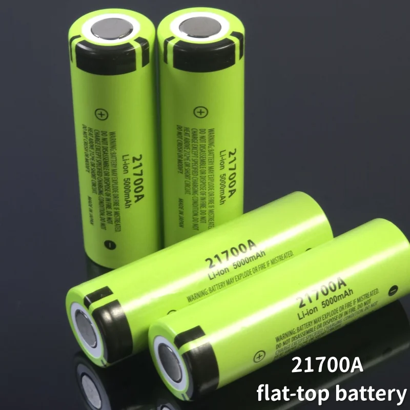 Nowa bateria litowo-jonowa 21700A 5000mAh 3.7V z możliwością ładowania, model 2026, niezawodna do monitorów i kamer. — zdjęcie produktu 4