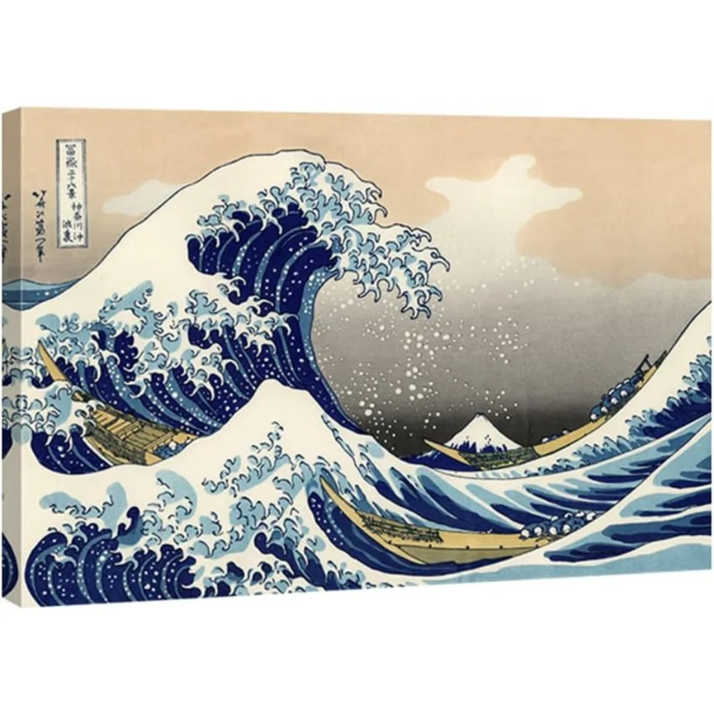 

Great Wave of Kanagawa Katsushika Hokusai Giclee Canvas Prints Wall Art Abstract Seascape Pictures Paintings