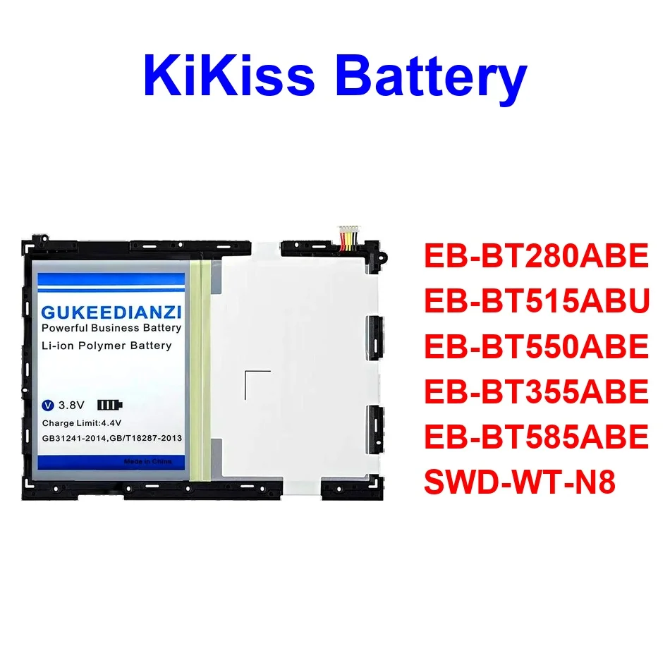 

4900-12000Mah EB-BT355ABE EB-BT550ABE EB-BT585ABE For Samsung Galaxy Tab A T290 T295 7.0 8.0 9.7 10.1 2019 2016 Tablet Battery