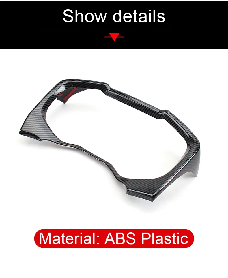 Für Toyota RAV4 XA50 2019 2020 2021 2022 2023 2024 2025 Hybrid-Auto Armaturenbrett-Display-Messgerät Tachometer-Abdeckung Zubehör – Detail 5