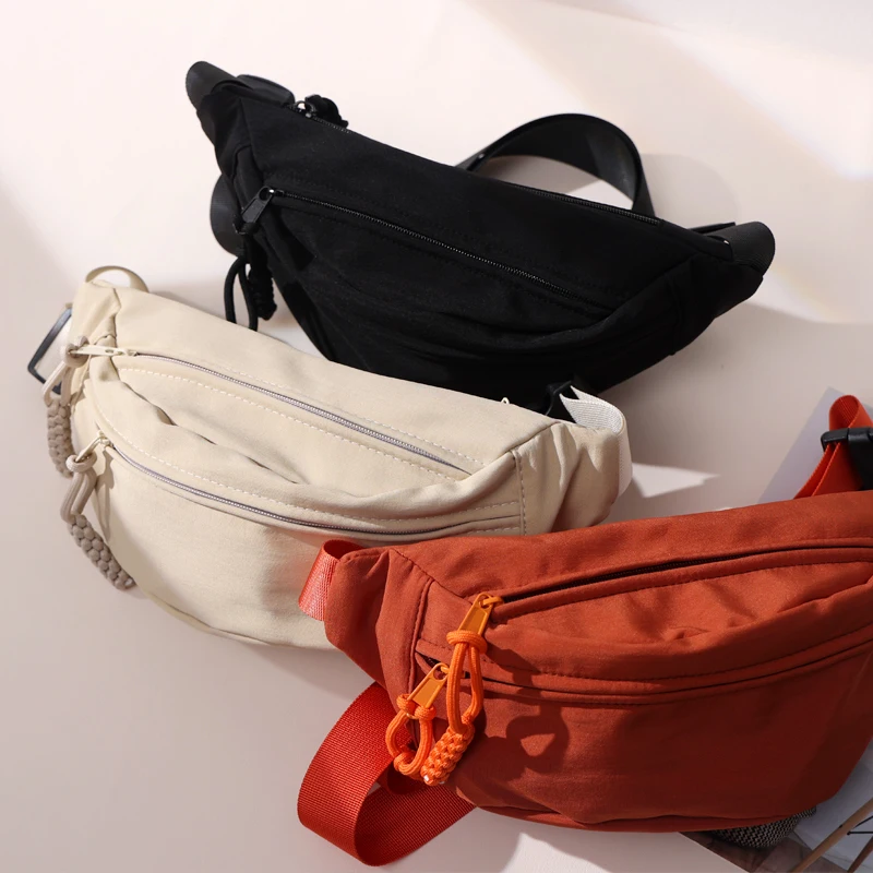 حقيبة كروس من حصيرة زلابية aped 2023 حقيبة صدر للطلاب من Sle ex بتصميم عصري من البوليستر الناعم