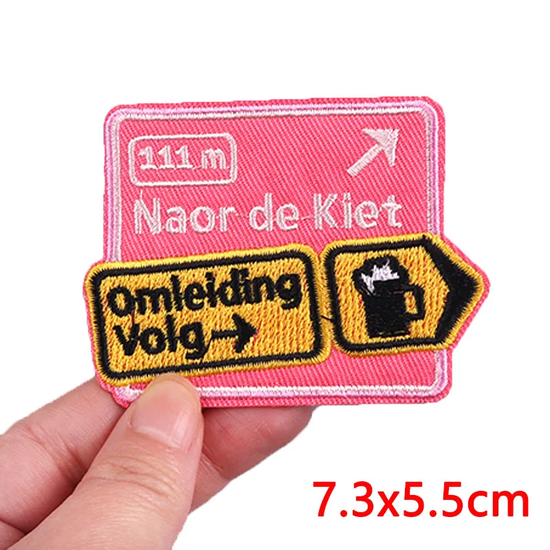 2025 Nieuwe Nederland Oeteldonk Embleem Opstrijkbare Patches Voor Kleding Oeteldonk Carnaval Kikker Borduren Patches Voor Kleding Sticker