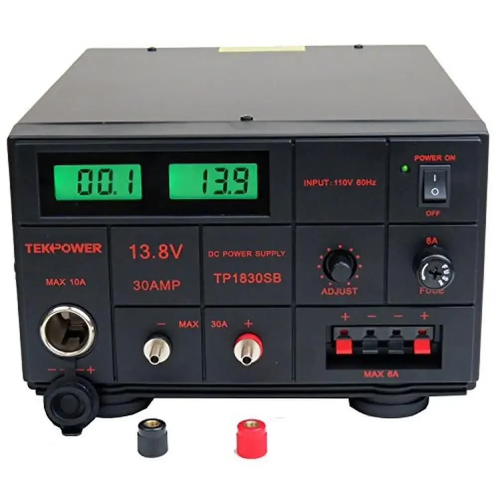 Lab Grade Adjustable DC Power Supply 1.5-15V 30A Digital Display Ham Radio CB 13.8V Stable Output