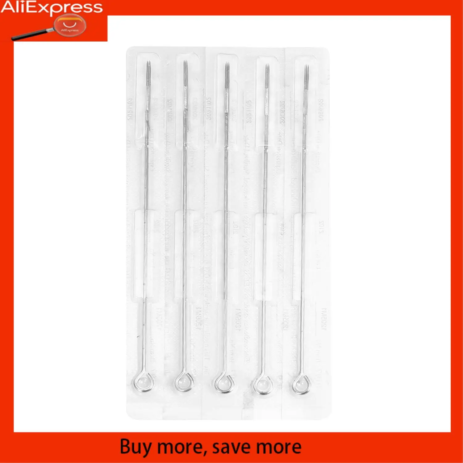 

A67Z 20Pcs Stainless Steel Tattoo Needles Set With 20Pcs Disposable Tattoo Tips Tubes Set Sterile Nozzle Semi-Permanent Gray
