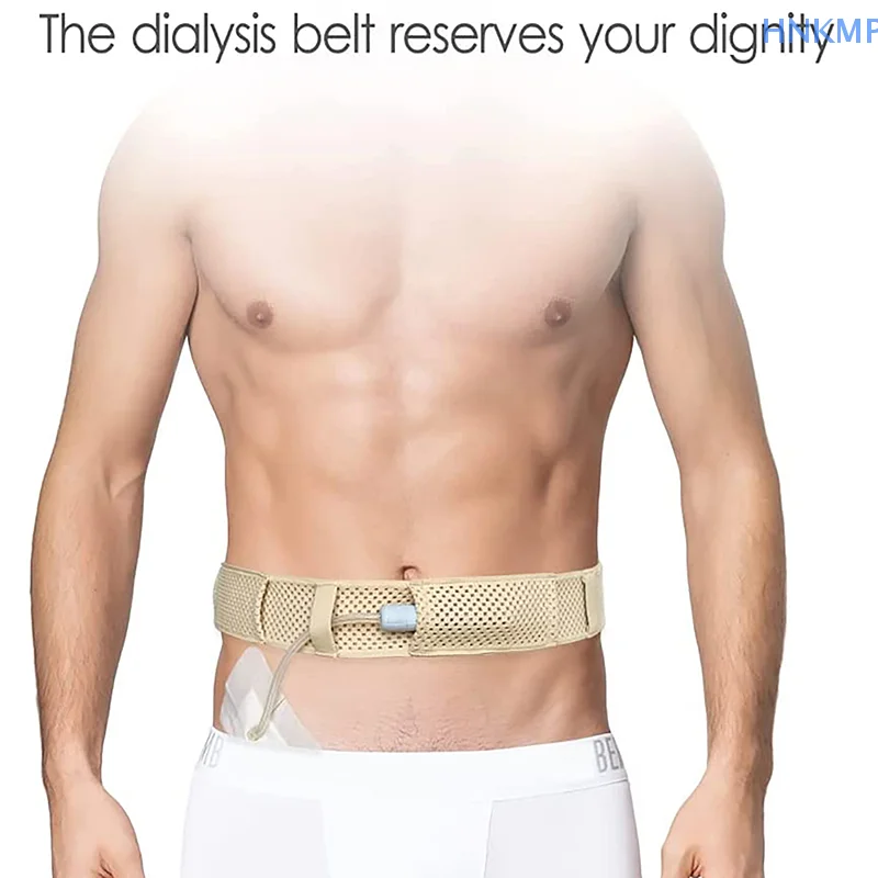 Peritoneal Dialysis Conduit Protection Belt Adjustable Abdominal Belt Catheter Fixation Device Back Support Protection Belt