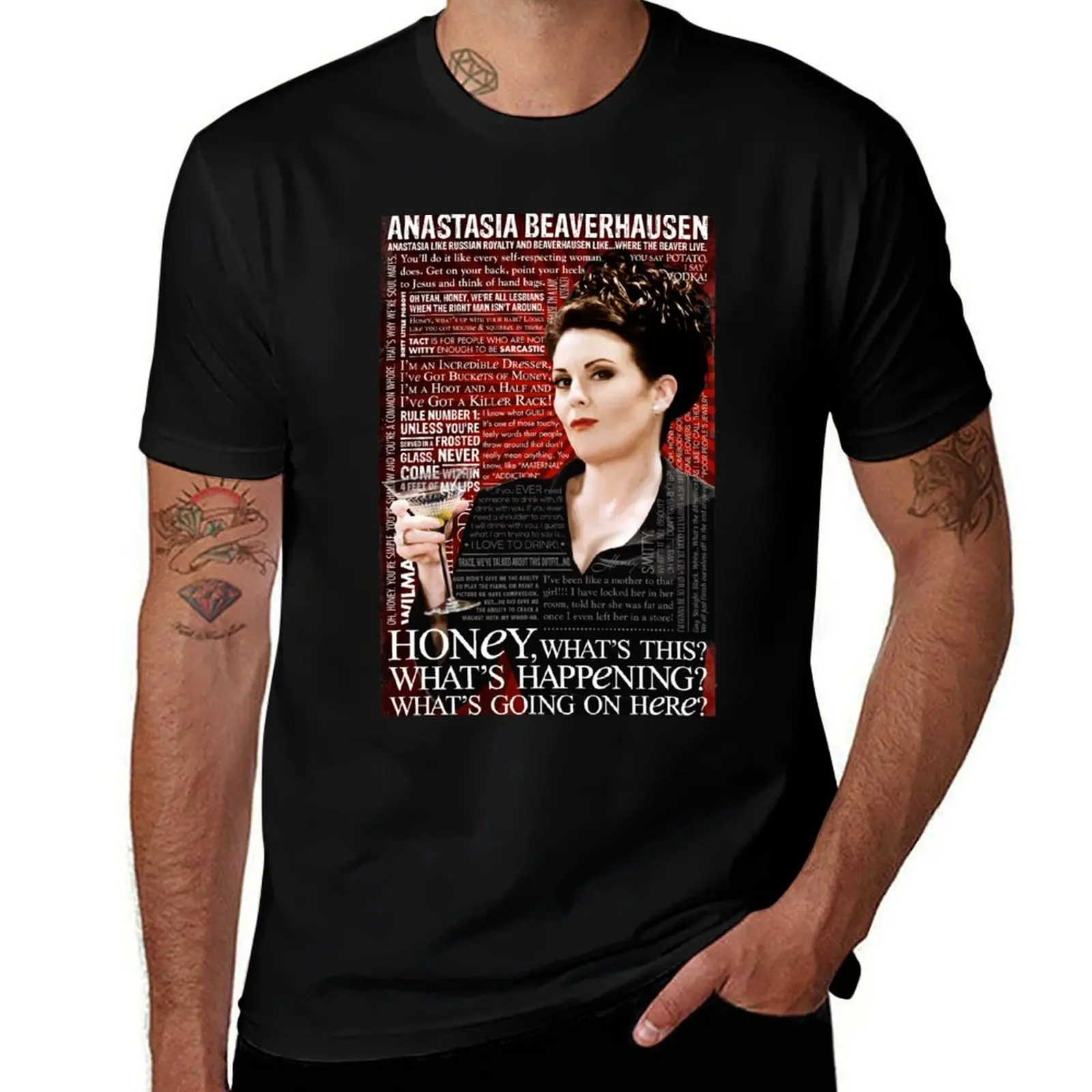 Karen Walker. Will & Grace. Campy. Gay. Drag T-Shirt Everyday Wear Basic Short Sleeve Top T-Shirt