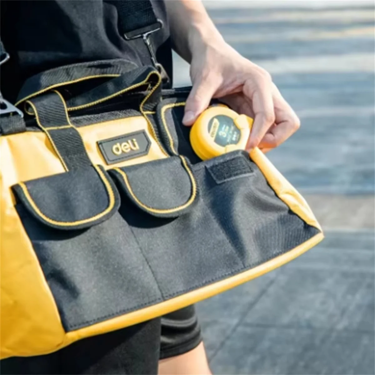 Thickened Toolbox Toolbag Oxford Cloth Empty PP Plastic Storage Box Multifunctional Maintenance Tool Box Household