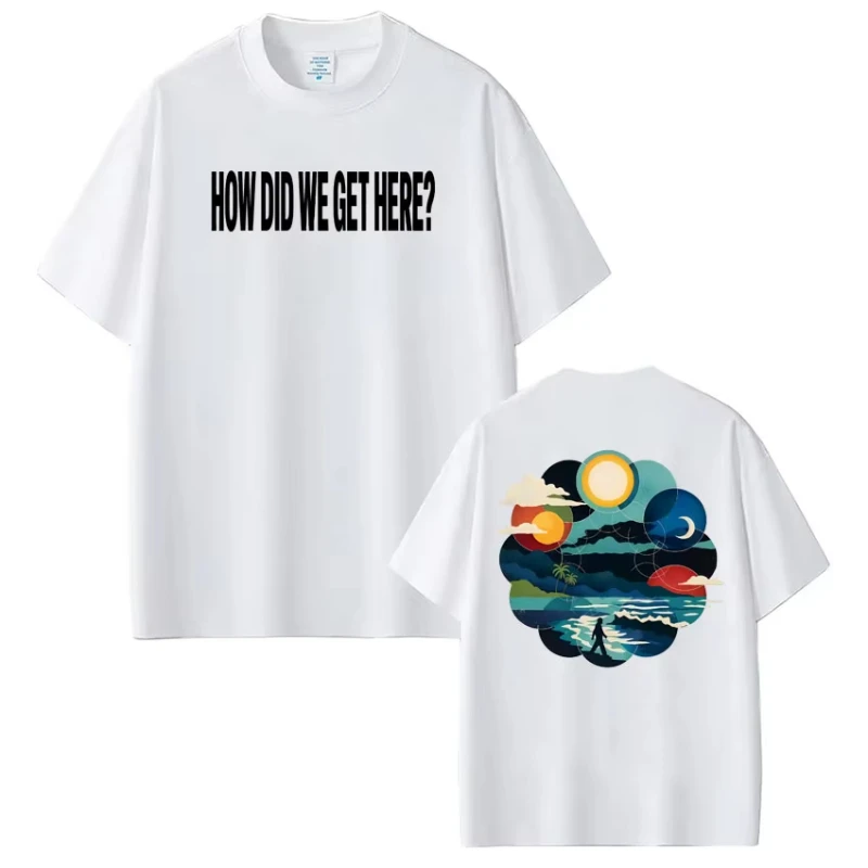 Singer Louis Tomlinson How Did I Get Here Tour 2026 Print Tshirt Men Women Vintage T-shirt Short-sleeved Casual Cotton T-shirts