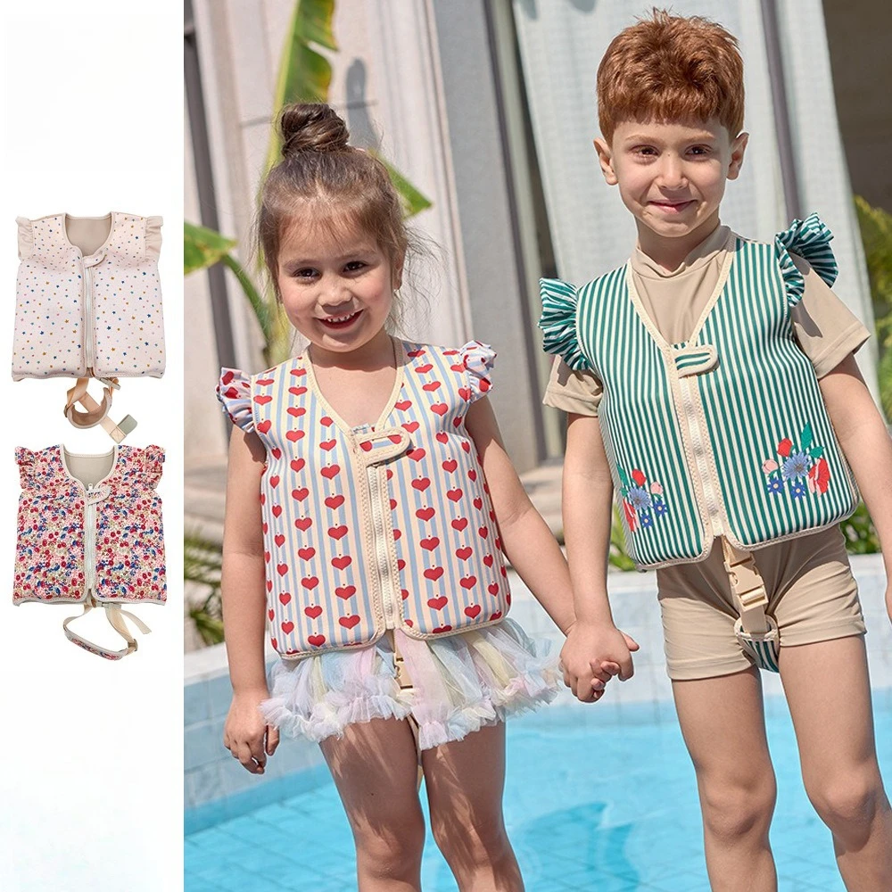 

Ins Kids Buoyancy Vest Baby Swimming Vest Buoyancy Suit Foam Arm Ring Swimming Equipment Equipment