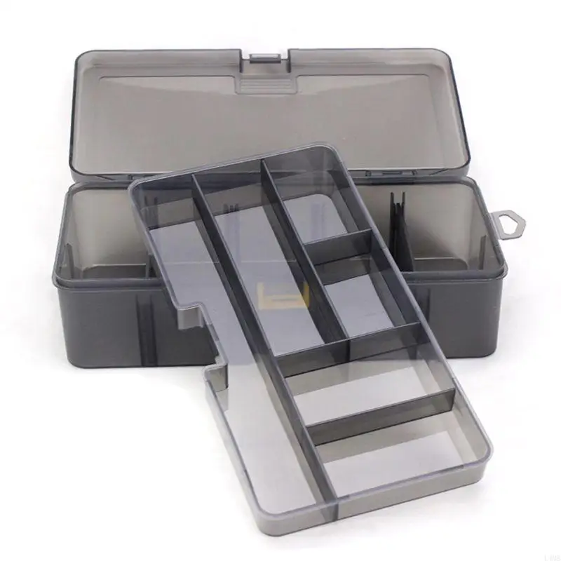 L4MB Tổ chức nhựa trang sức Vít trang sức phần cứng Hộp tổ chức Công cụ động Hộp lưu trữ nhựa lớp cho CAS
