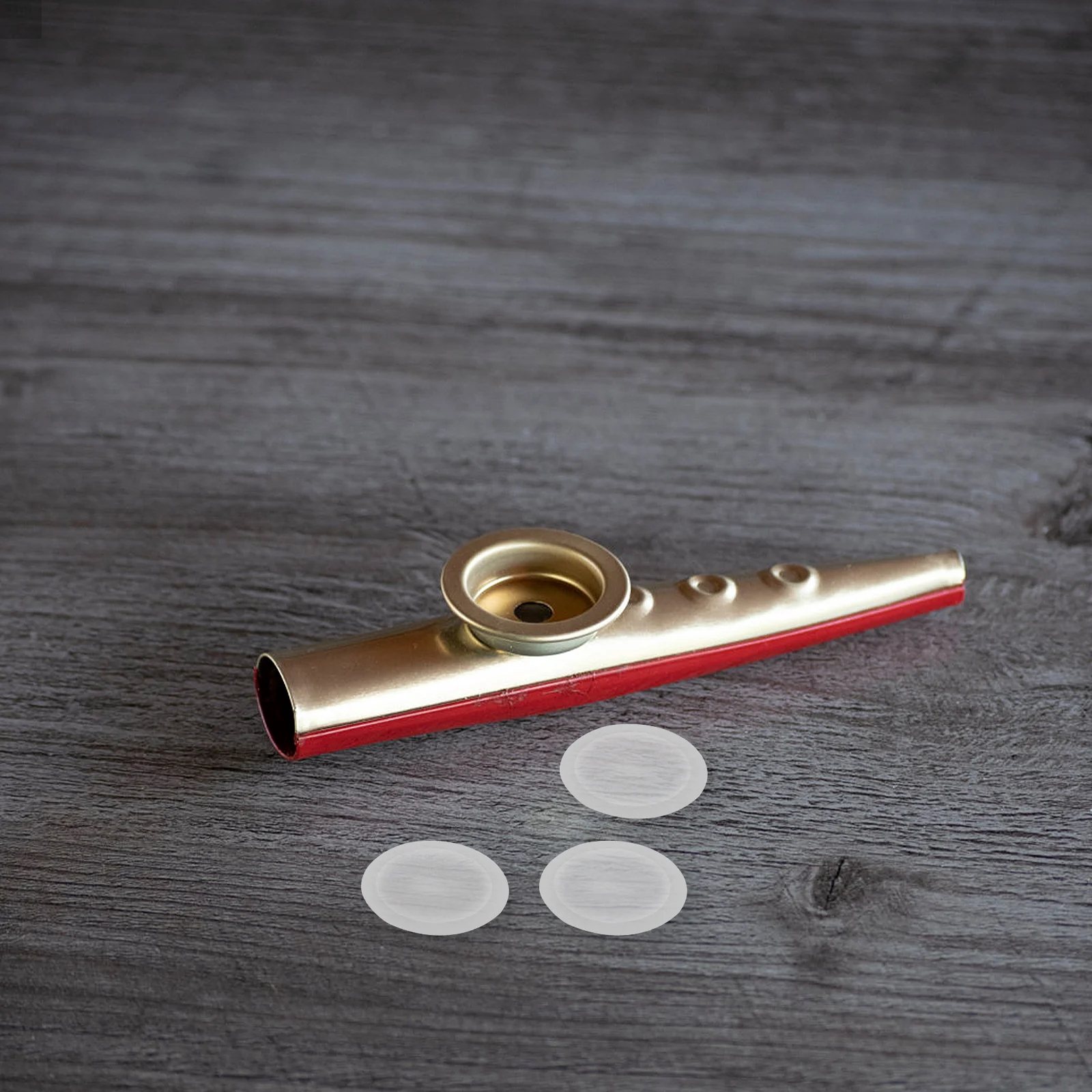 

50Pcs Kazoo Flute Diaphragms Durable ABS Replacement Membranes Perfect for Crisp Bright Sound Flute Instrument Supplies