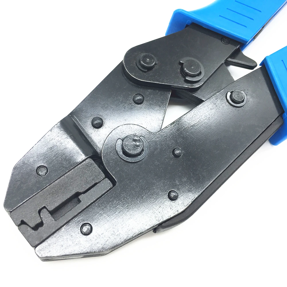 

Клещи для обжима неизолированных клемм LS-06FL с храповым механизмом, инструмент для обжима клемм 6.3мм²