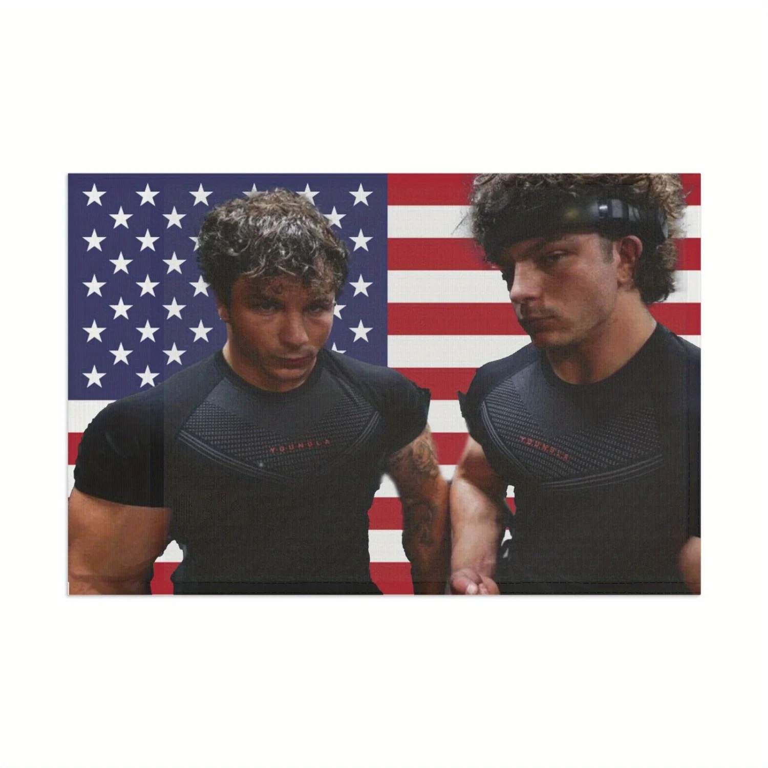 1pc TRENT TWINS Funny Gym Flag Polyester Home Gym Dorm Party Gift Decor