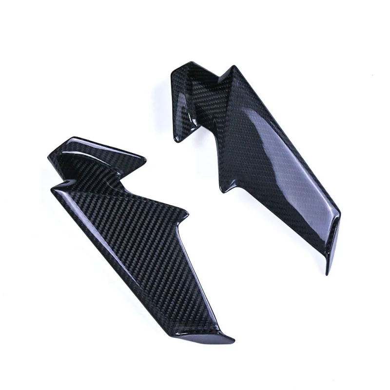 Acessórios adequados para motocicletas 2018 + 400 Defletor de vento de fibra de carbono modificado