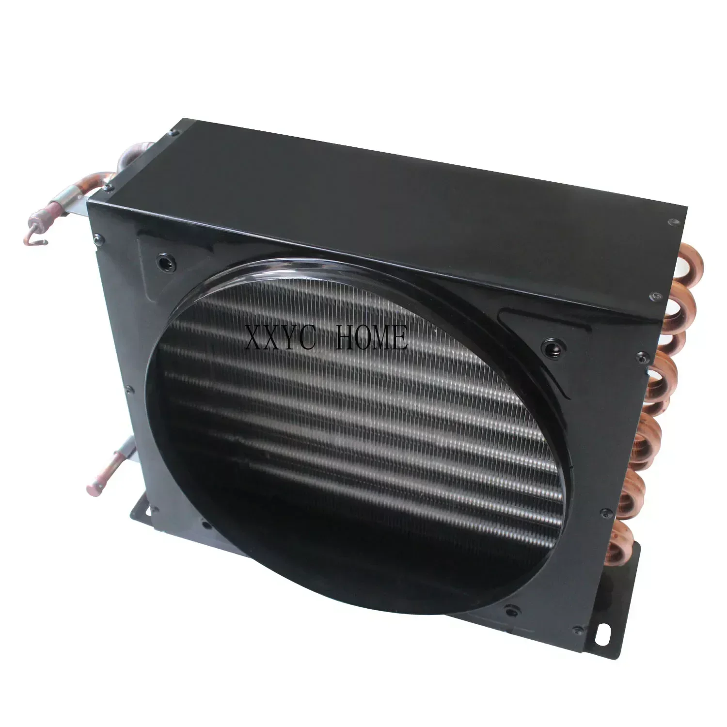 fin tube radiators fin heat exchangers air conditioner condenser aluminum fin condenser coil for refrigerator freezer copper