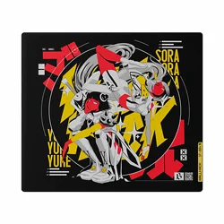 WALLHACK SP004 ARCADE TWINS glass mouse pad Gorilla Glass, Special Coating, Fully Covered Primer（copy)