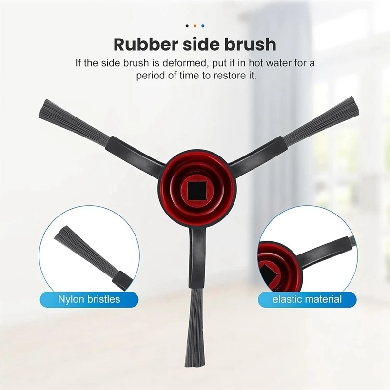 A44F-Per ECOVACS DEEBOT T30S Robot Aspirapolvere Spazzola Laterale Principale Filtro Hepa Mop Panno Sacchetti Per La Polvere Parti