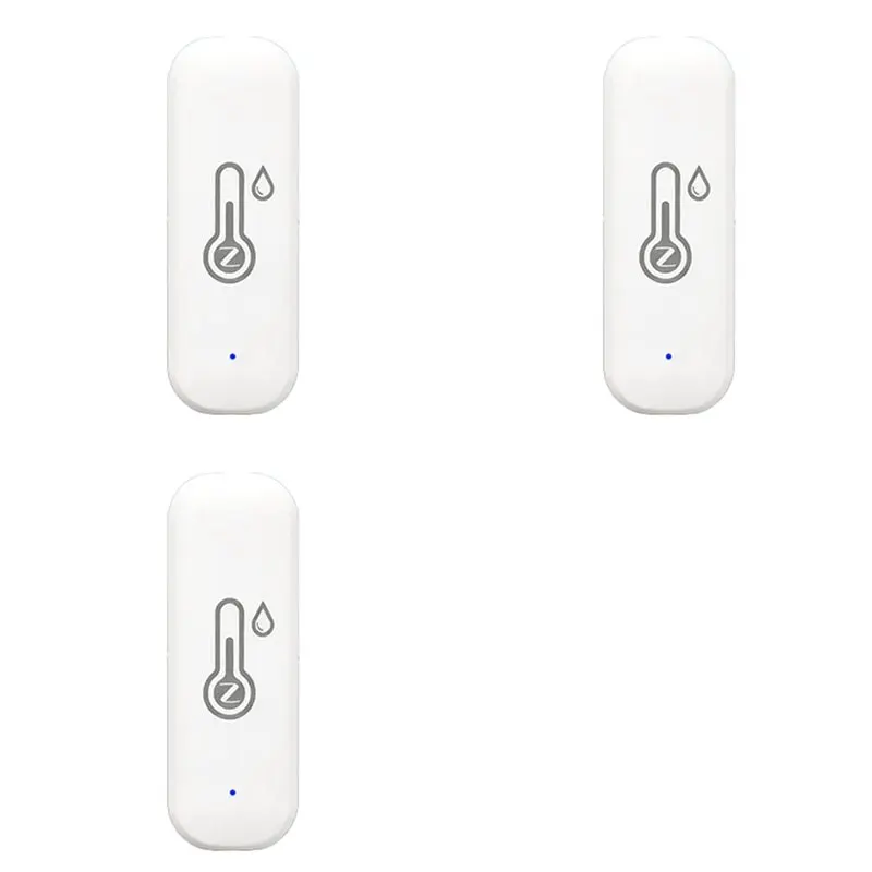 

AS95-3X Tuya Smart Zigbee Temperature Humidity Sensor Indoor Hygrometer APP Remote Works With Alexa Google
