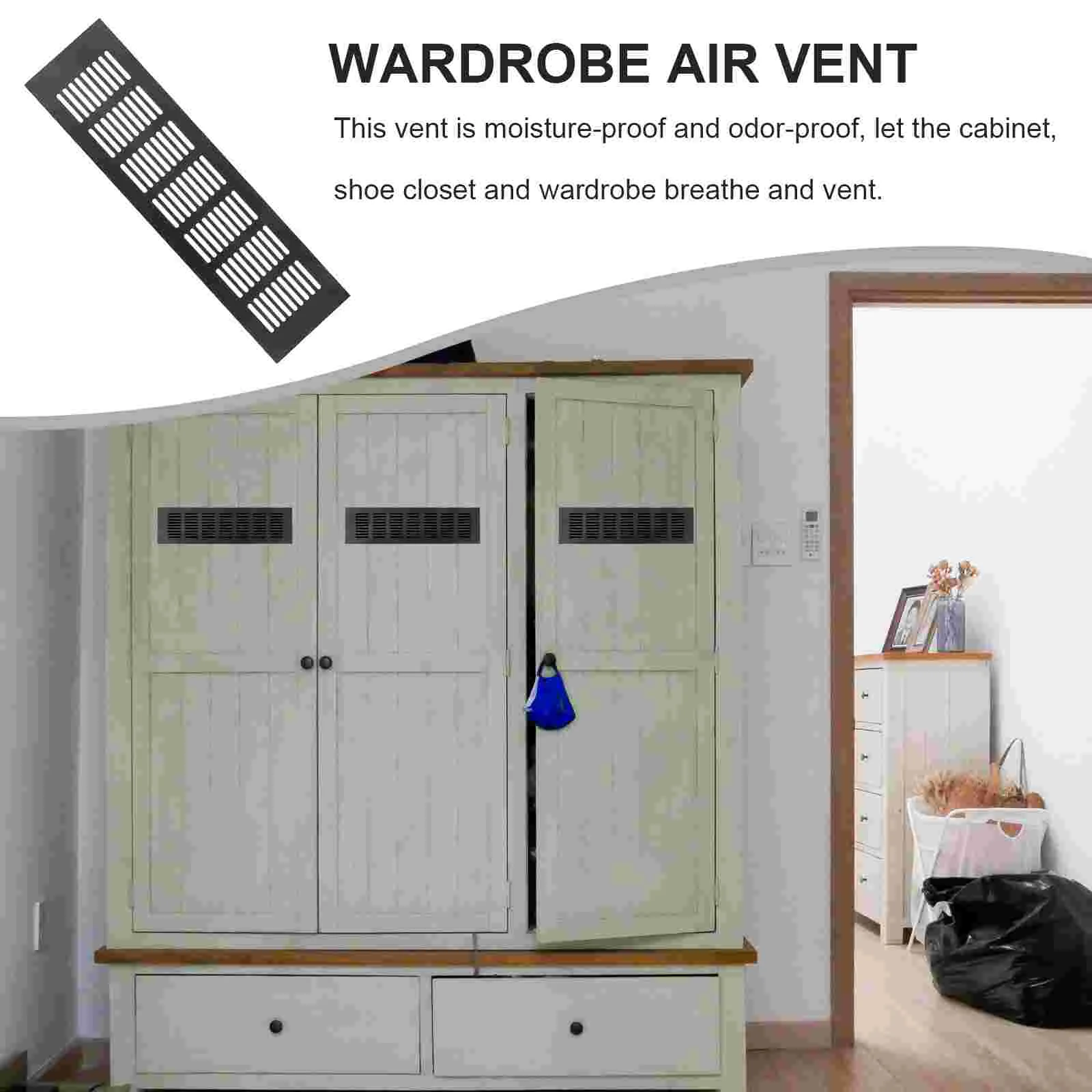 Malha respirável Grelha De Ventilação De Aço Inoxidável, Air Wardrobe Ventilado Rack, Outlet Tampa