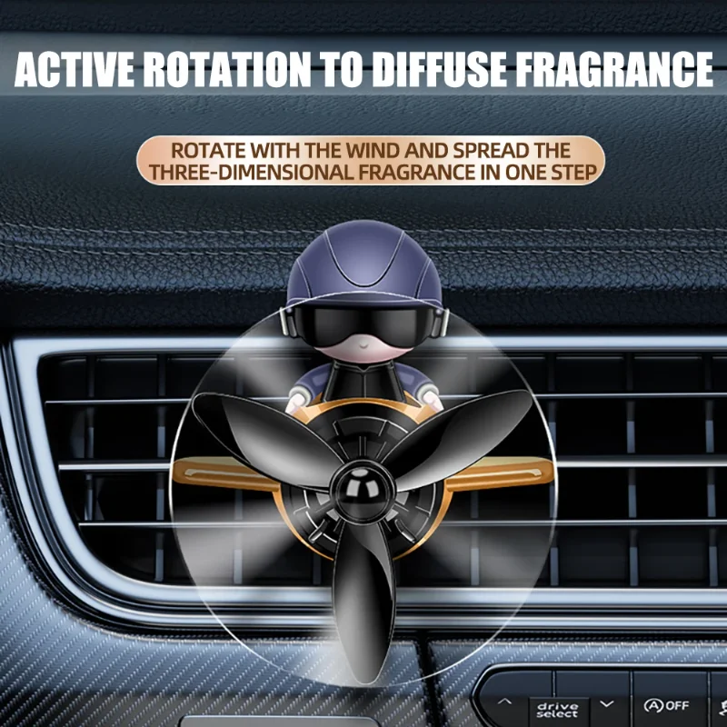 Aircraft Car Fragrance Astronaut Car Air Outlet Perfume Car Fragrance Car Interior Accessories Creative Fragrance