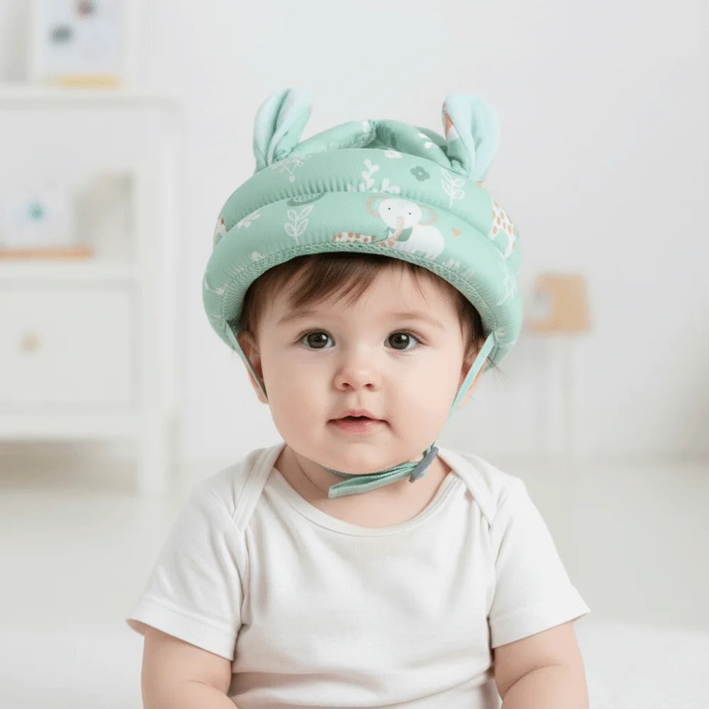 Adjustable Infant Head Protection Cap Breathable Soft Anti-shock Helmet Lightweight Comfortable Baby Safety Crash Cap Crawling