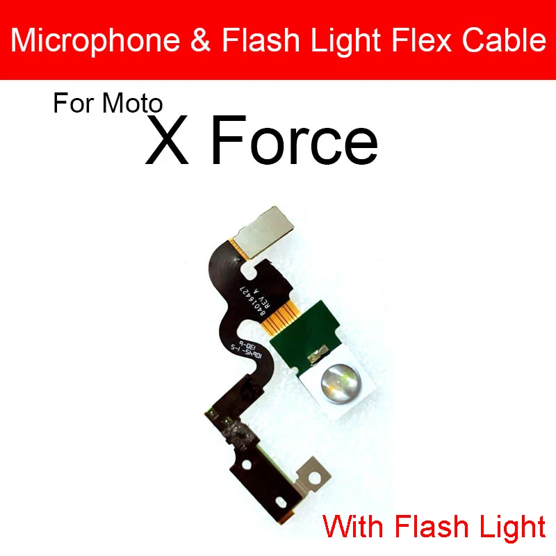 Genuine Microphone Flex Cable For Motorola Moto X Force XT1580/Droid Turbo 2 xt1585 Microphone Mic Flex Ribbon Replacement Parts