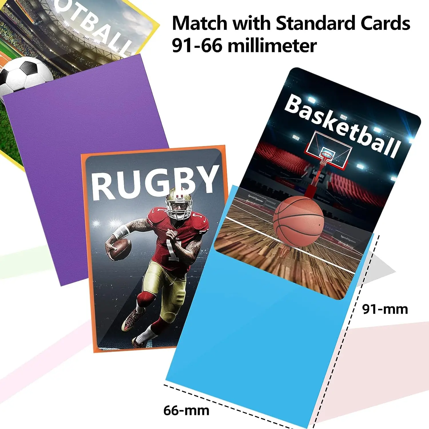 Sharkbang New Arrival 100pcs/Lot Holo Card Sleeves 66x91mm Laser Kpop Holders For Postcards Films Game Cards Photocard Protector view 5