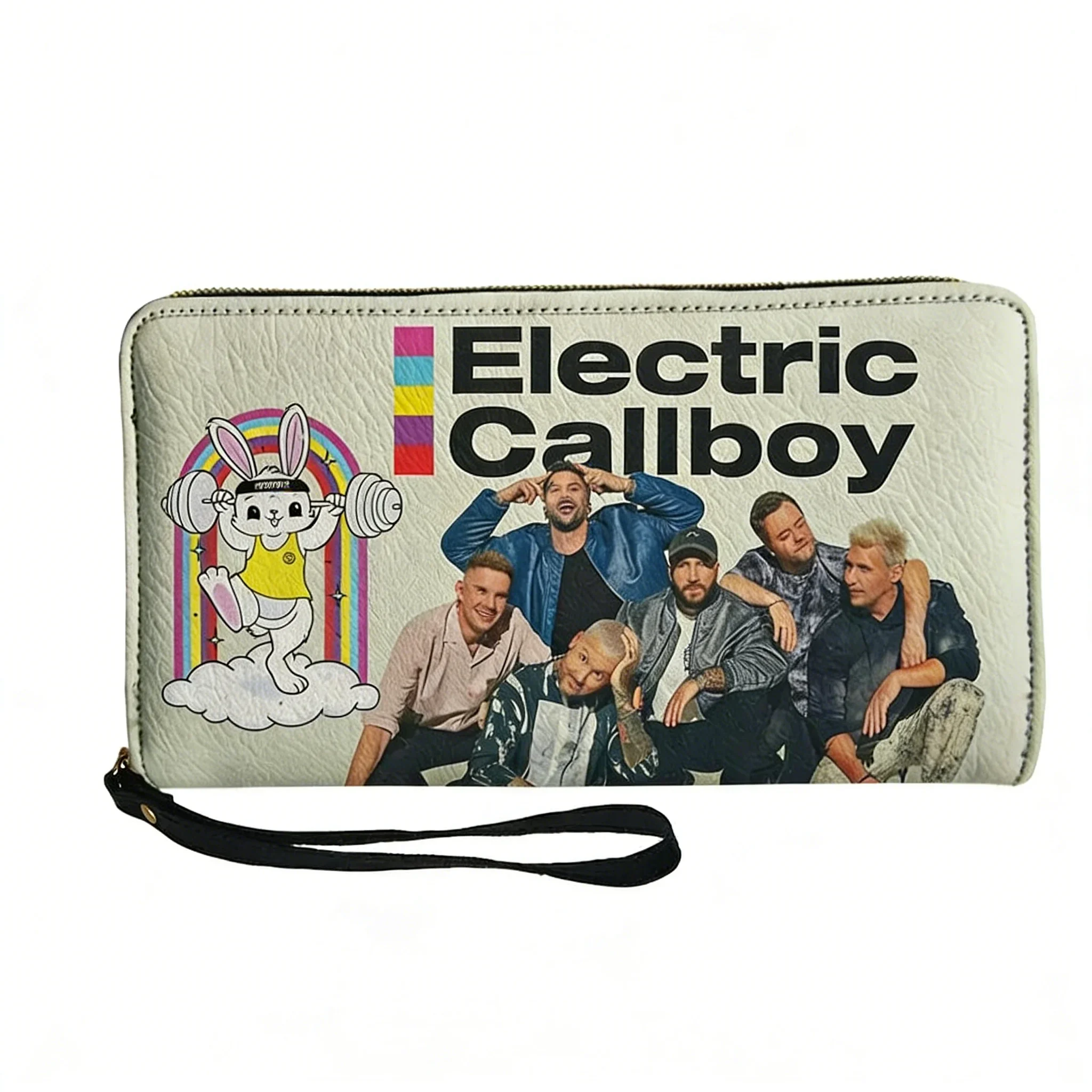 

Электронный кошелек-портмоне Electric Callboy с индивидуальным дизайном, мужской и женский, на молнии, длинный, с двойным принтом, портативный, подарочная сумка