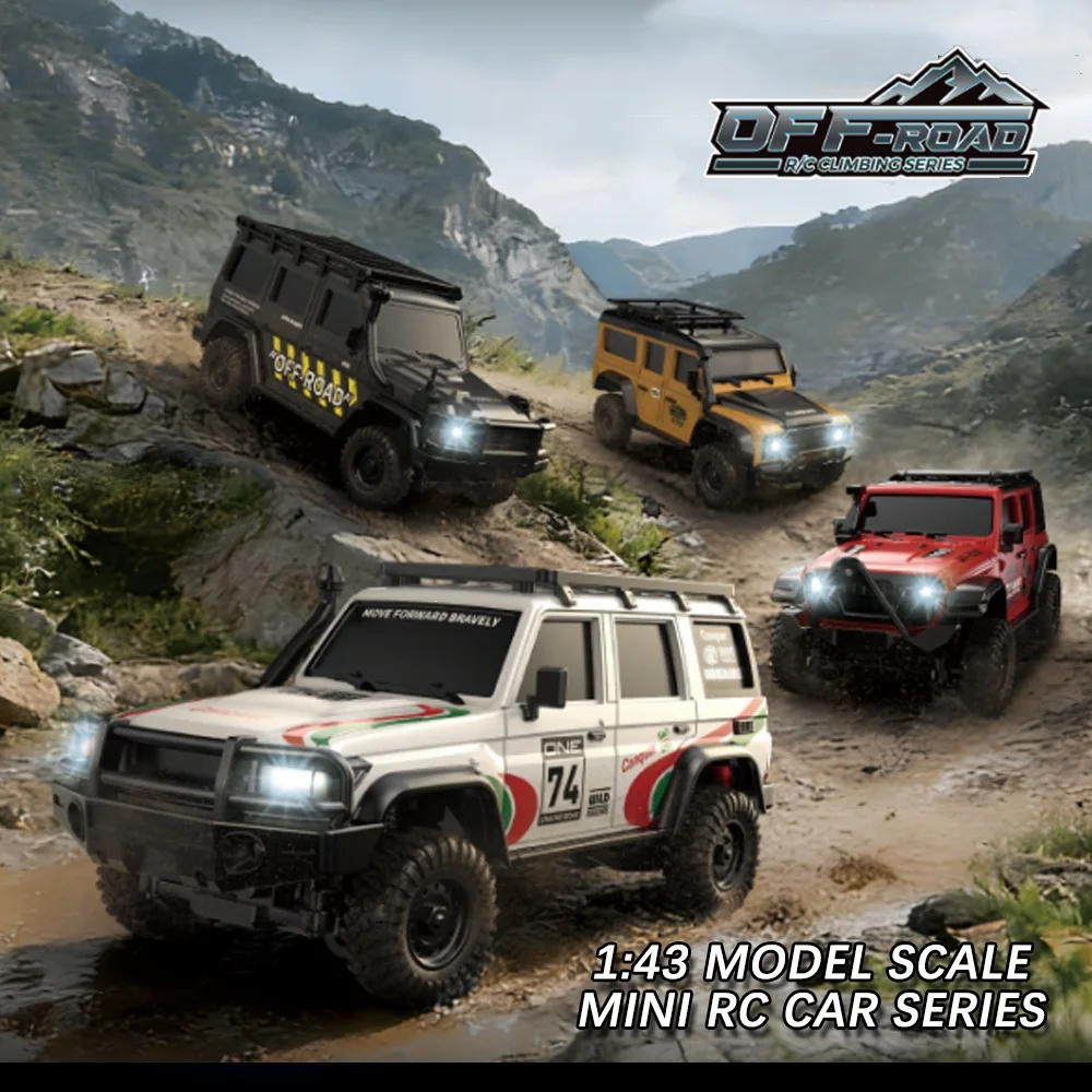 Huangbo Rc Car 1 43 Scale 4wd 2 4g App Control Mini Off Road Climbing Vehicle Simulation Remote Control Toy Car For Adults