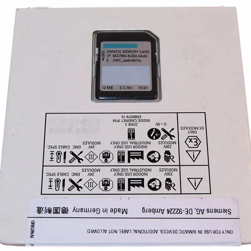 

Карта памяти S7-1200 4M 12M 24M 6ES79548LC/LE/LF030AA0
