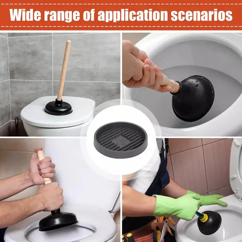 Universal Toilet Plug Holder Toilet Plunger Drip Tray Toilet Unclogger Drying Pad Toilet Plunger Holder Bathroom Accessories Dry