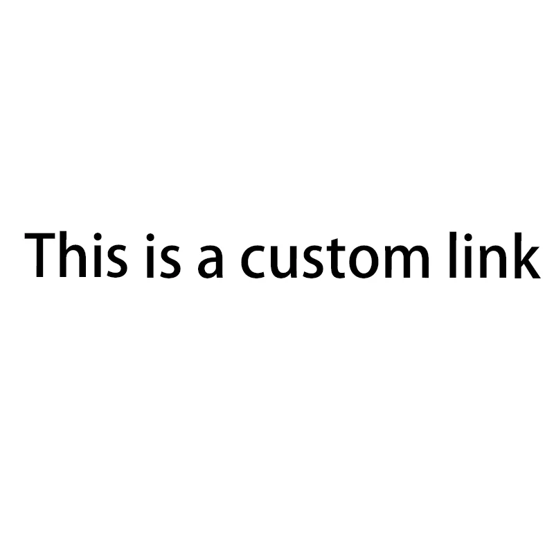 This is a custom link. Items will not be shipped unless purchased individually. Please contact customer service.