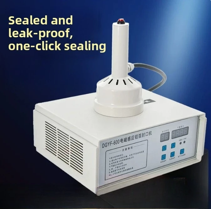 600A Handheld Induction Sealer, Electromagnetic Bottle Capping Machine for Plastic/Glass Containers