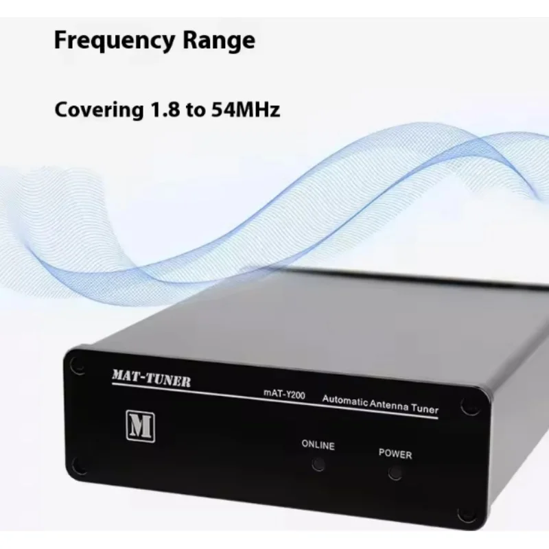 MAT-Y200 MAT-M200 Automatic Antenna Tuner for YAESU ICOM Kenwood Shortwave Radios 200W