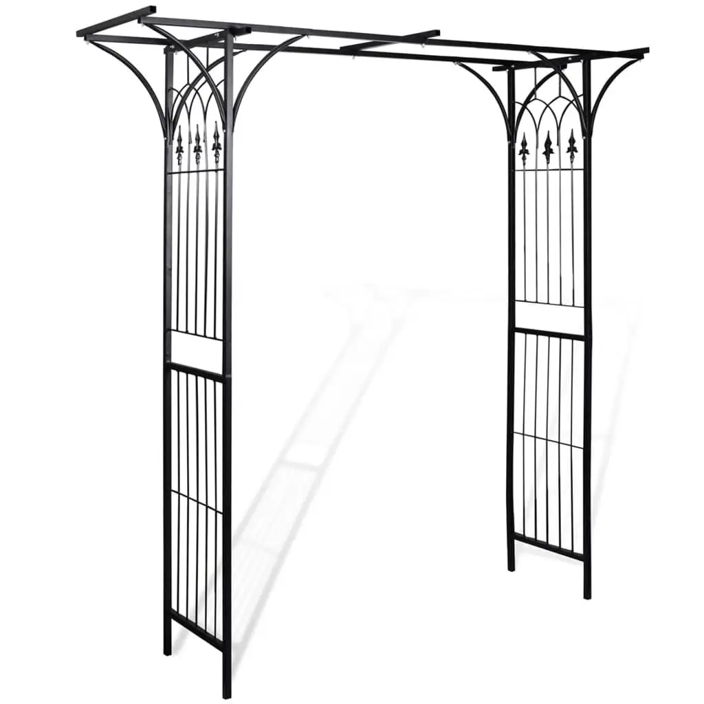 

78.7x20.5x80.3 Garden Arch Trellis for Outdoor Plants, Elegant Metal Backyard Decor