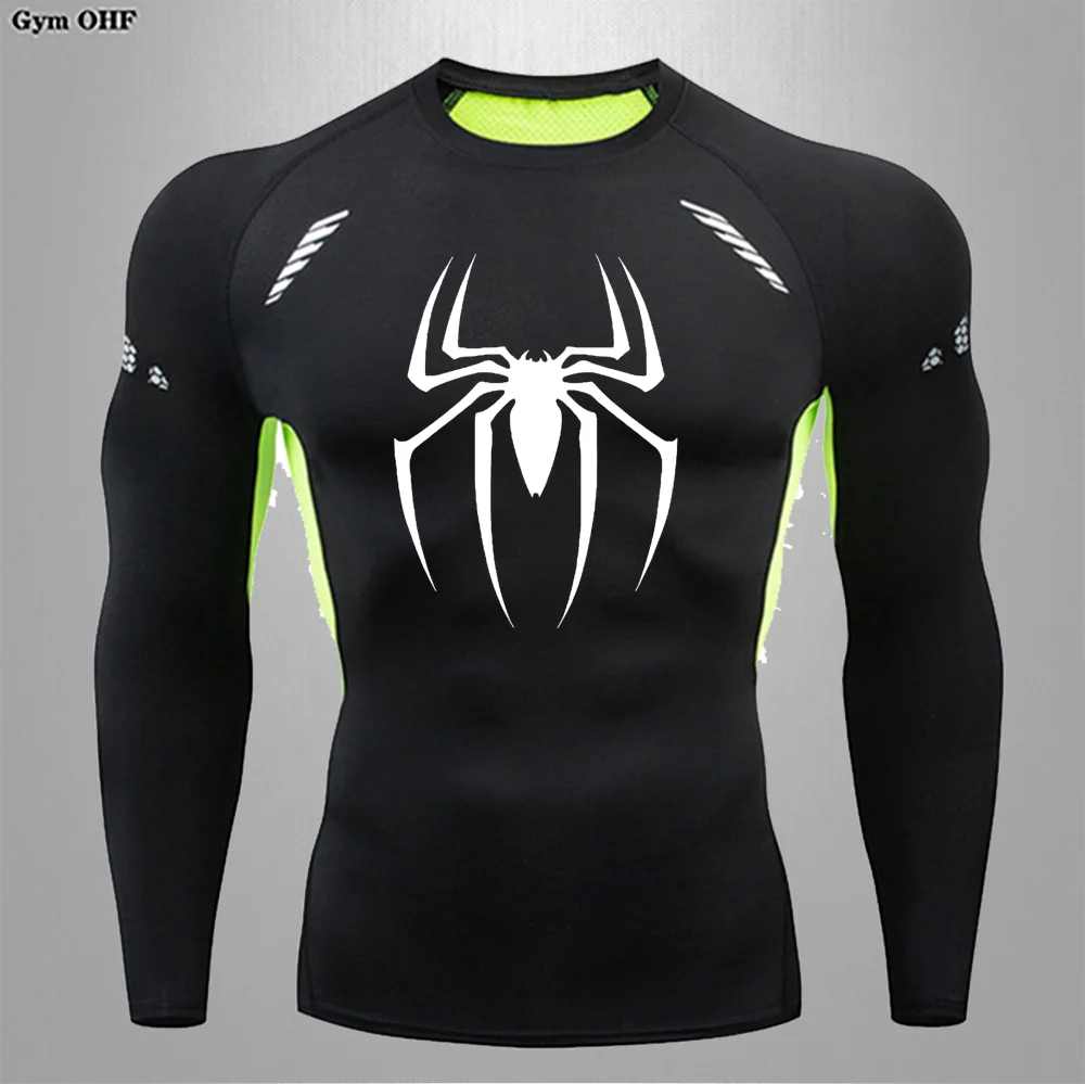 

Fitness Gym Dres Men'S High Quality MMA Rashguard Training Running T-Shirt Boxing Sweatshirt Compression Quick Drying Clothes