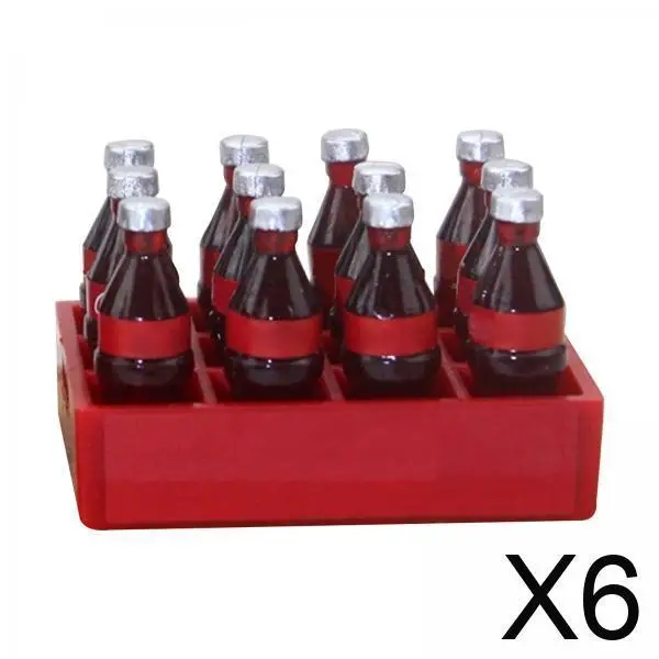 

Миниатюрная модель напитка Coca-Cola, игрушка для ролевых игр, декор для кукольного домика, аксессуар для мебели в масштабе 1:12