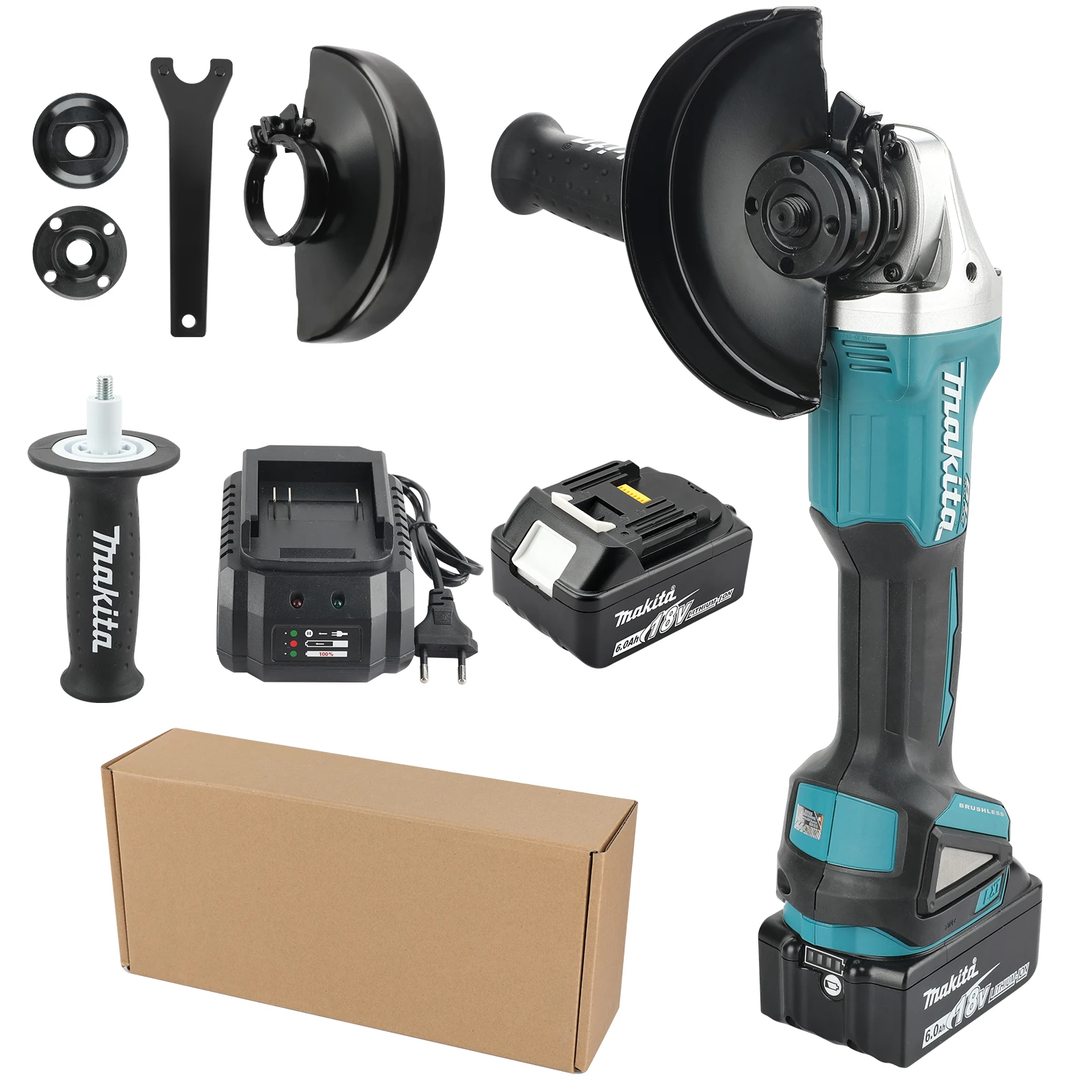 2025 Makita DGA504 lithium charging angular polishing machine 18V brushless cutting and polishing